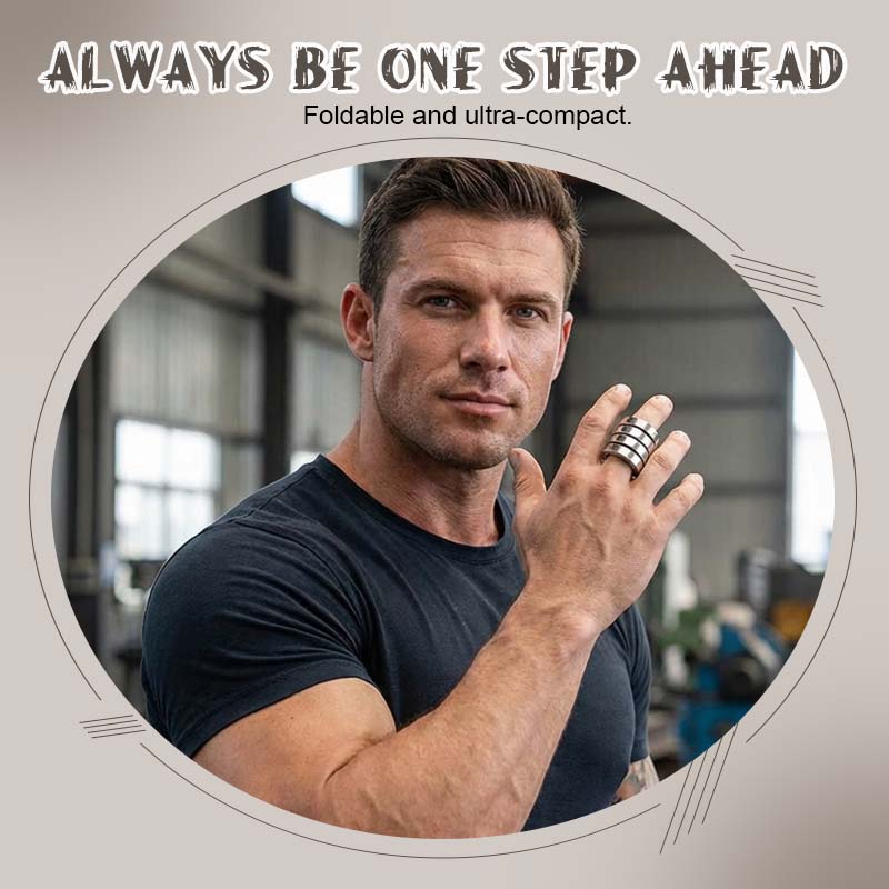 SteelGuard Foldable Defense Ring – 49% OFF Today Only!