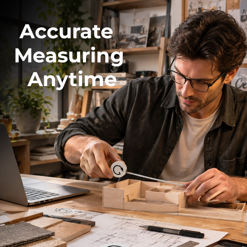 🧲📏 Compact Magnetic Tape Measure — Palm-Sized Precision Ready for Your EDC! ✨