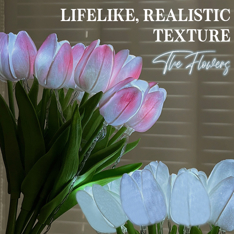 Eternal Tulip Bouquet Lamp 🌷 — Illuminate Your Space with Timeless Romanc