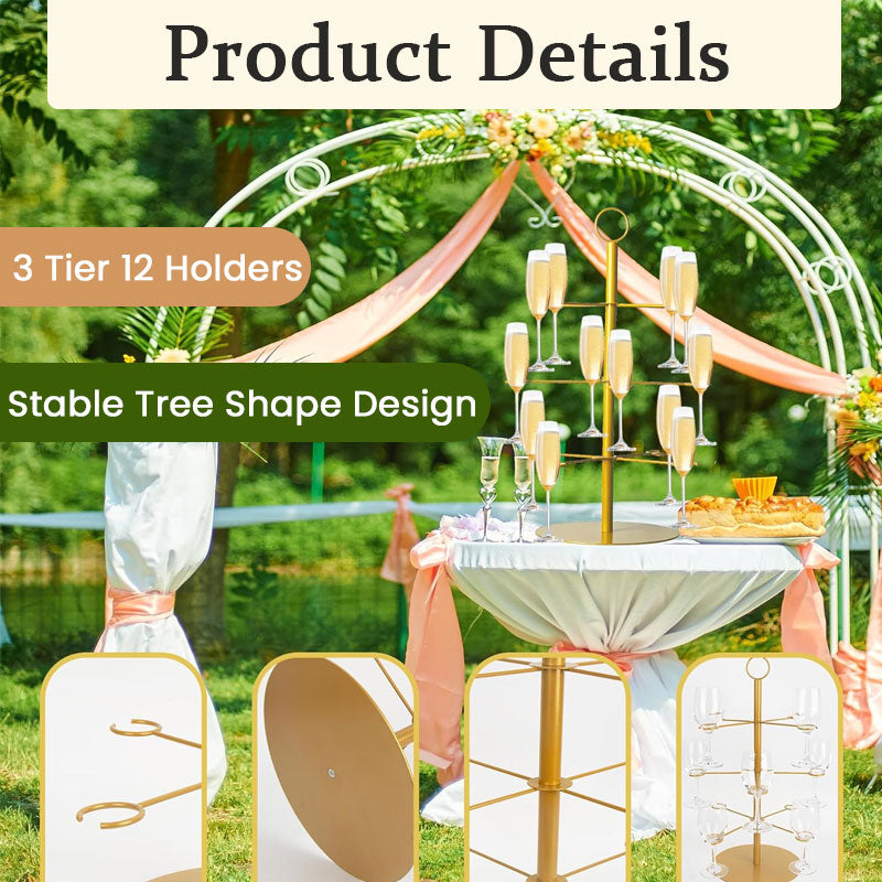 🎉 Christmas multi-tiered display stand – perfect for desserts and decorations