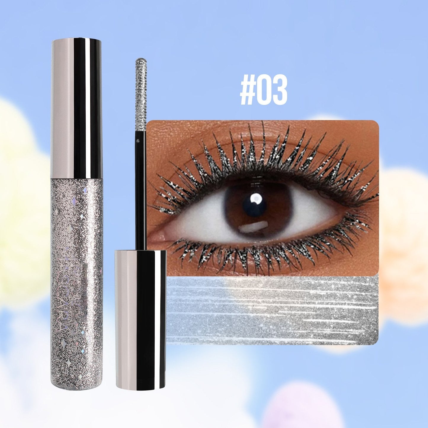 Colorful Glitter Mascara