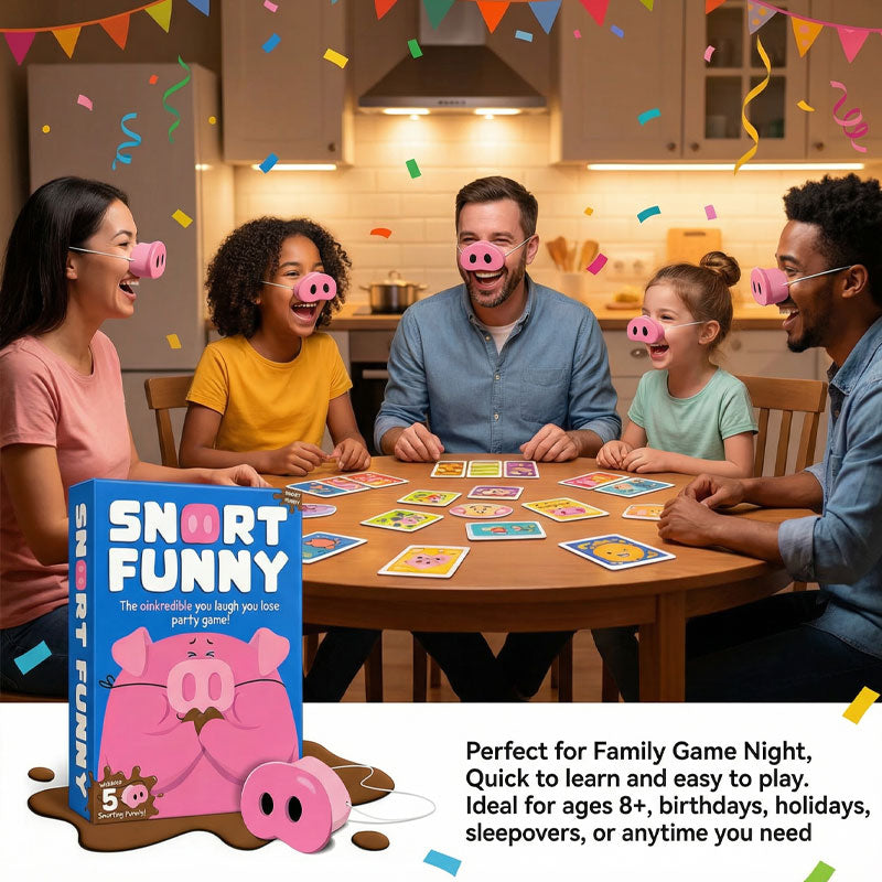 Snort Funny: The party game "Laugh and Lose" 🐷😂