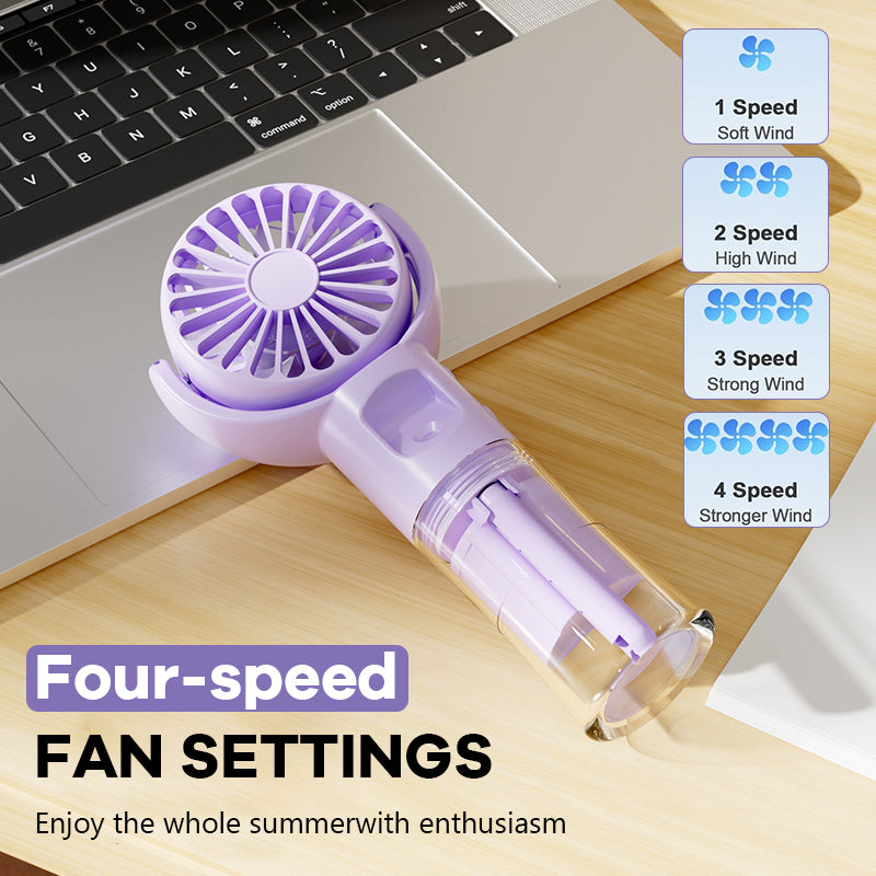 💦❄️ 3-in-1 Portable Spray Fan