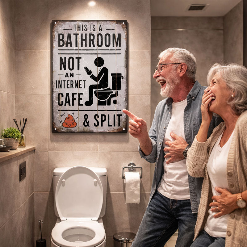 🚽 This is a bathroom, not an internet cafe