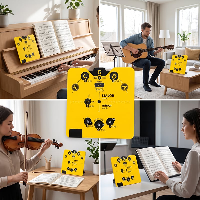 The Music Theory Shortcut Musicians Are Discovering — A Visual Circle of Fifths Wheel That Makes Keys, Chords & Songwriting Finally Easy