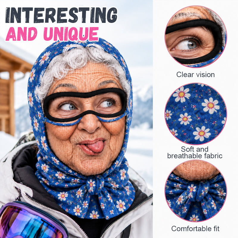 Funny Grandma Ski Mask for Parties & Gag Gifts