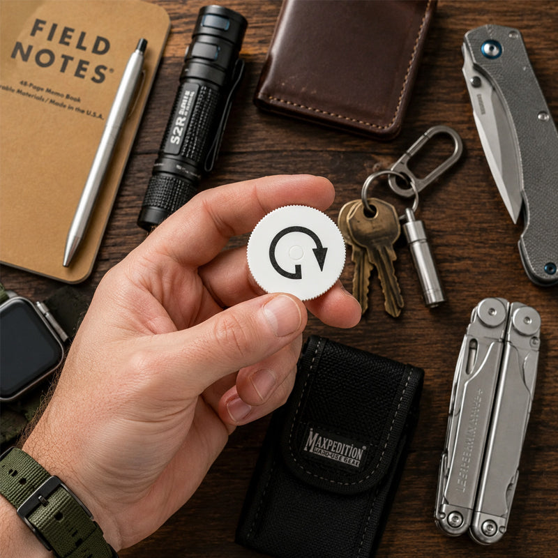 🧲📏 Compact Magnetic Tape Measure — Palm-Sized Precision Ready for Your EDC! ✨