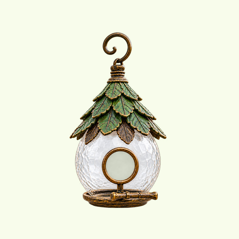 🐦 Vintage Globe Bird Feeder Cover｜A Cozy Decorative Haven For Backyard Birds