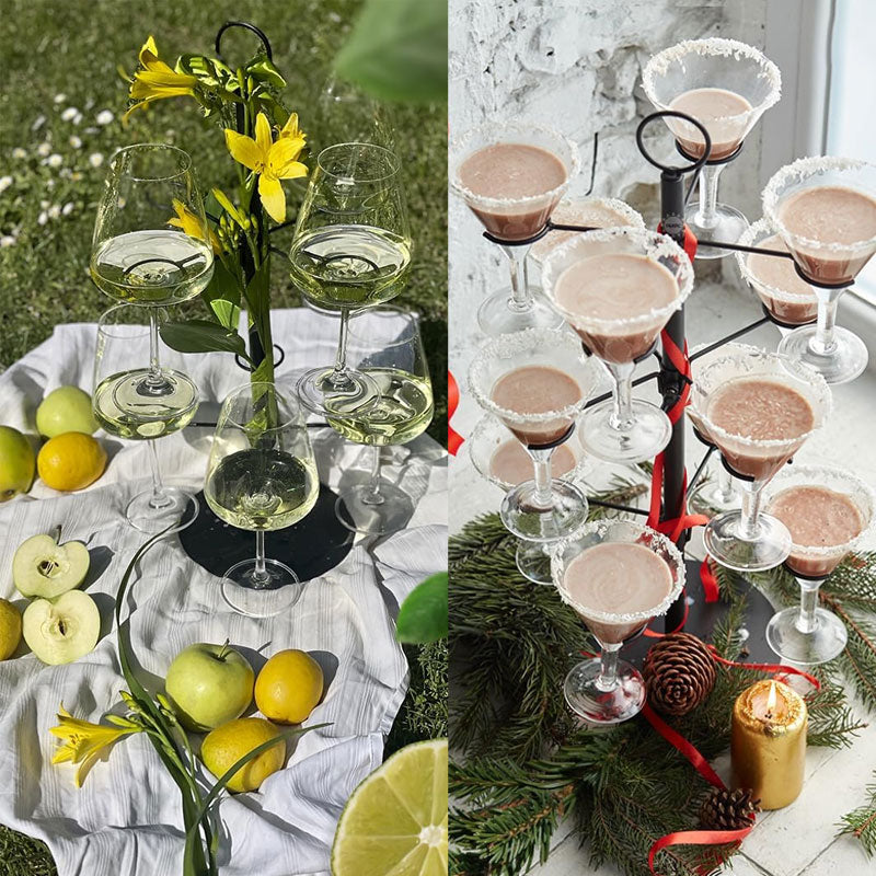 🎉 Christmas multi-tiered display stand – perfect for desserts and decorations
