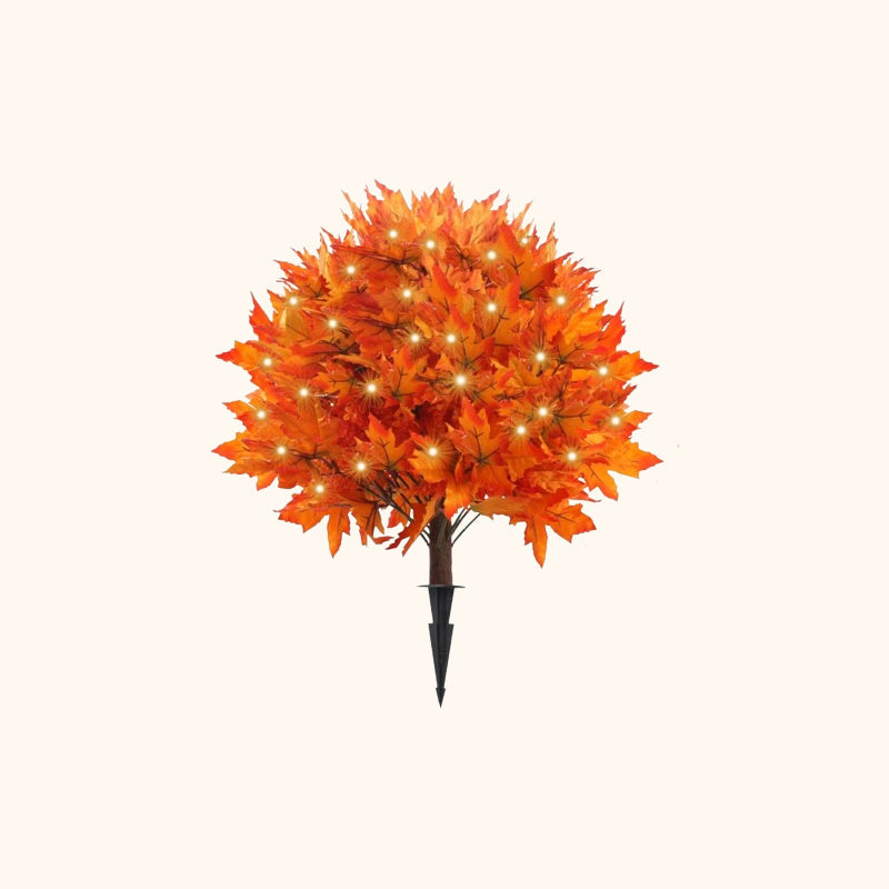 🍁Light-Up Autumn Maple Garden Stakes – Festive Autumn Countdown! 🍂✨