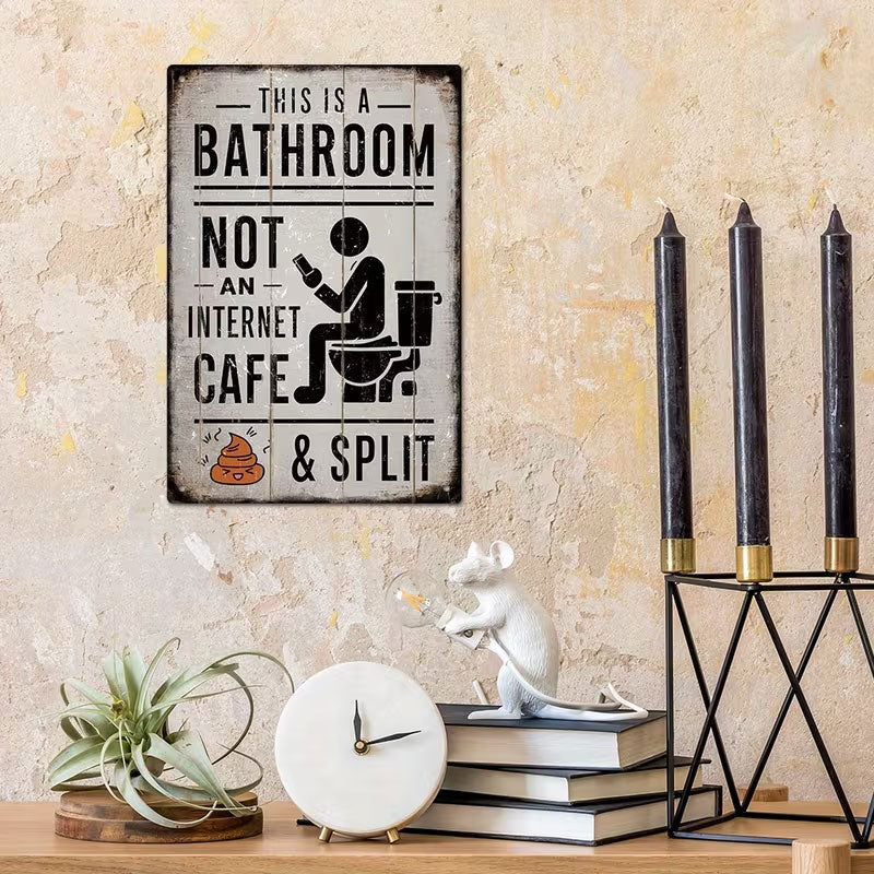 🚽 This is a bathroom, not an internet cafe
