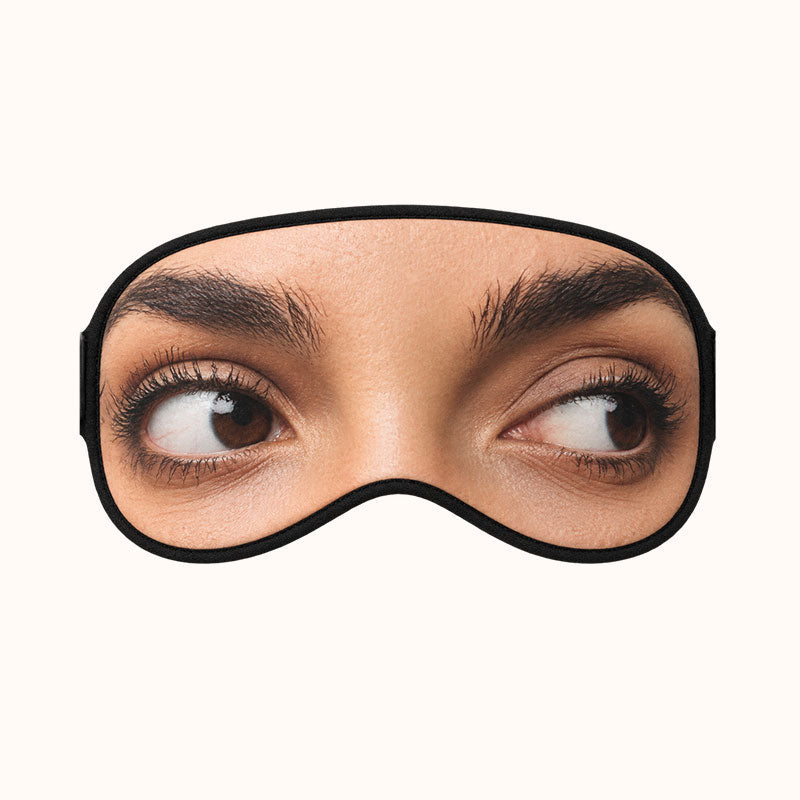 👀Funny Open-Eye Sleep Mask — Looks Wide Awake While You Nap
