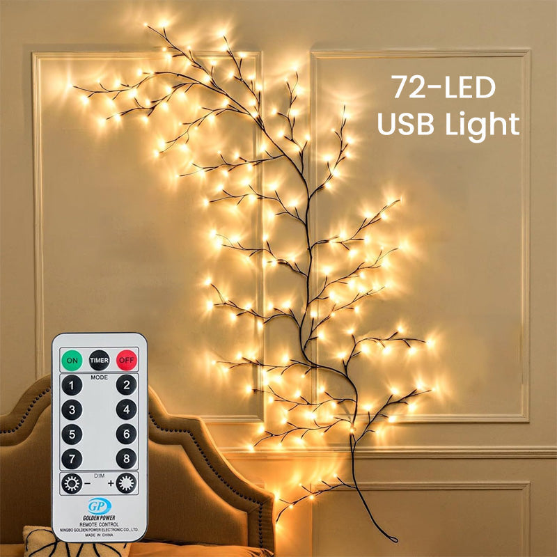 Warm White LED Branch Light Decorative Night Light