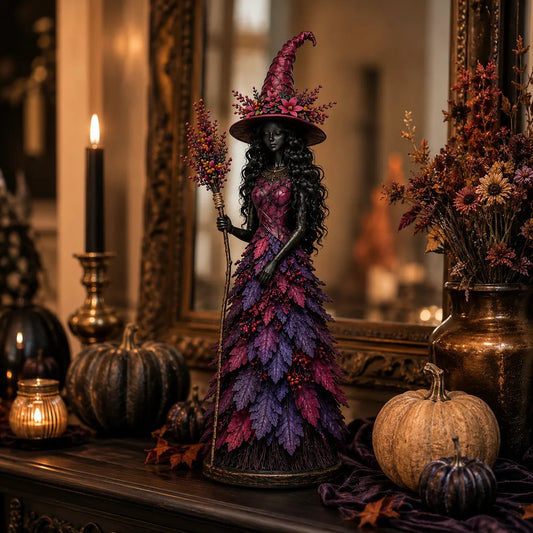 💥LAST DAY 50% OFF - 🧙 Enchanted Autumn Witch Figurine