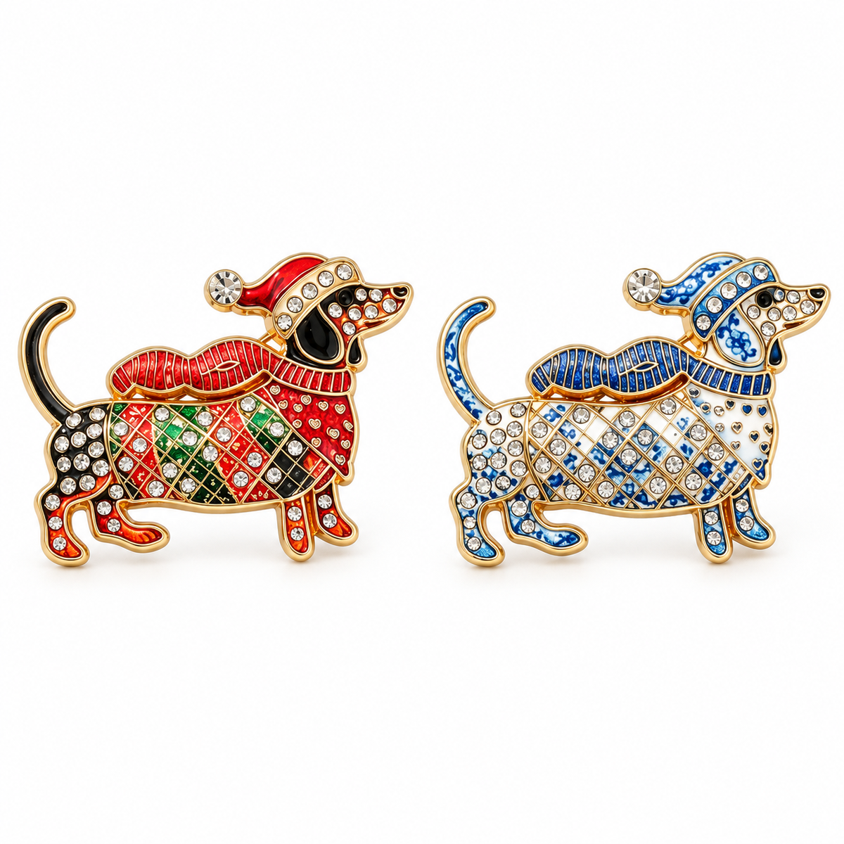 🐾🎄Limited Edition Dachshund Brooch