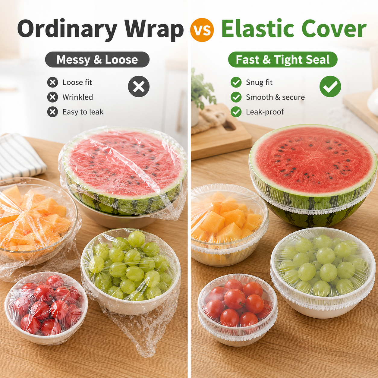 Universal Food Lids 🍃 Fits Everything! Quick and Smart Food Storage