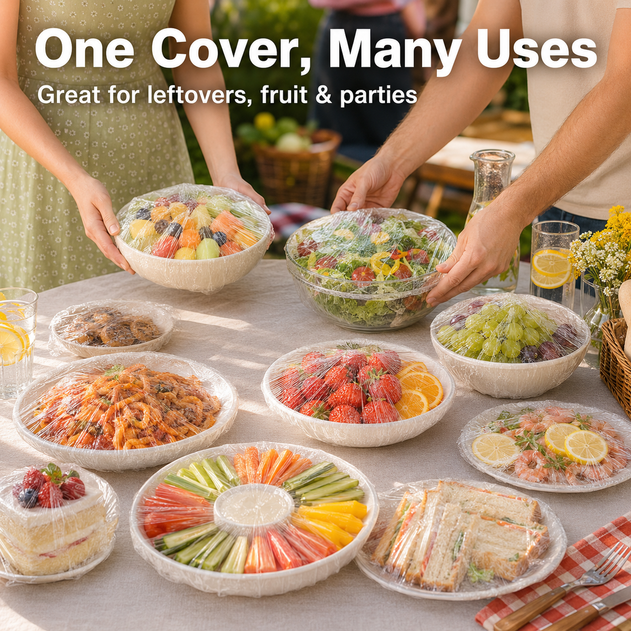 Universal Food Lids 🍃 Fits Everything! Quick and Smart Food Storage