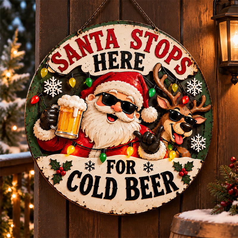 🎅Santa Stops Here for Cold Beer