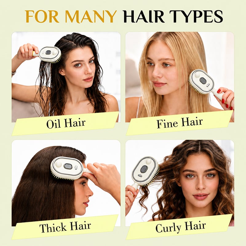 🔥 Electric Steam Hair Care Brush 2026