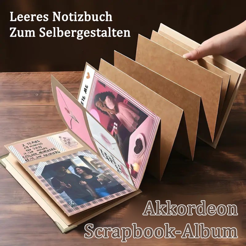 ✨The memory keeper: 230 cm foldable scrapbook album 📚