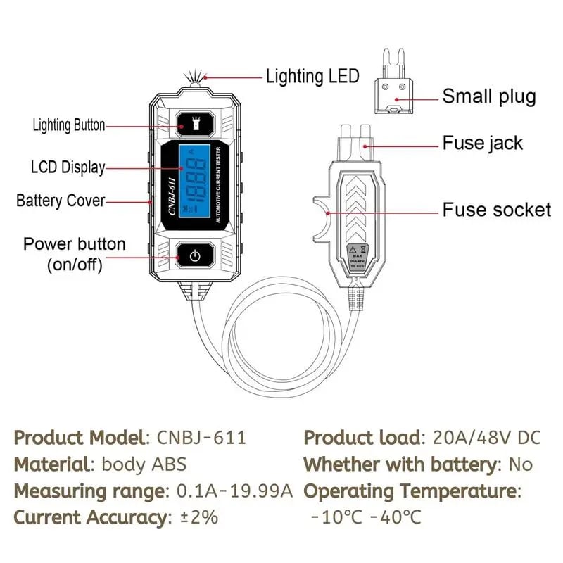 🔥Last day on sale - 🚗✨Car circuit fault probe