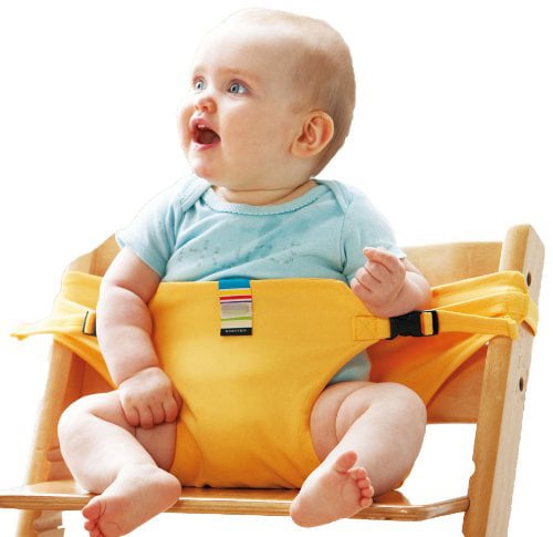 Child seat safety belts – Portable food strap holder