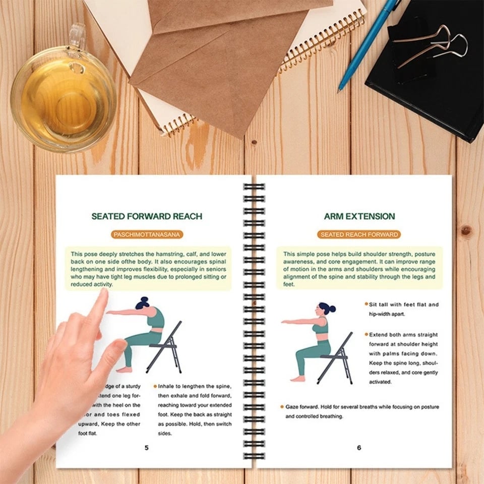 The Complete Guide to Chair Yoga for People Over 60: Over 40 Simple, Low-Resistance Exercises to Regain Strength, Mobility, Balance, and Lose Weight