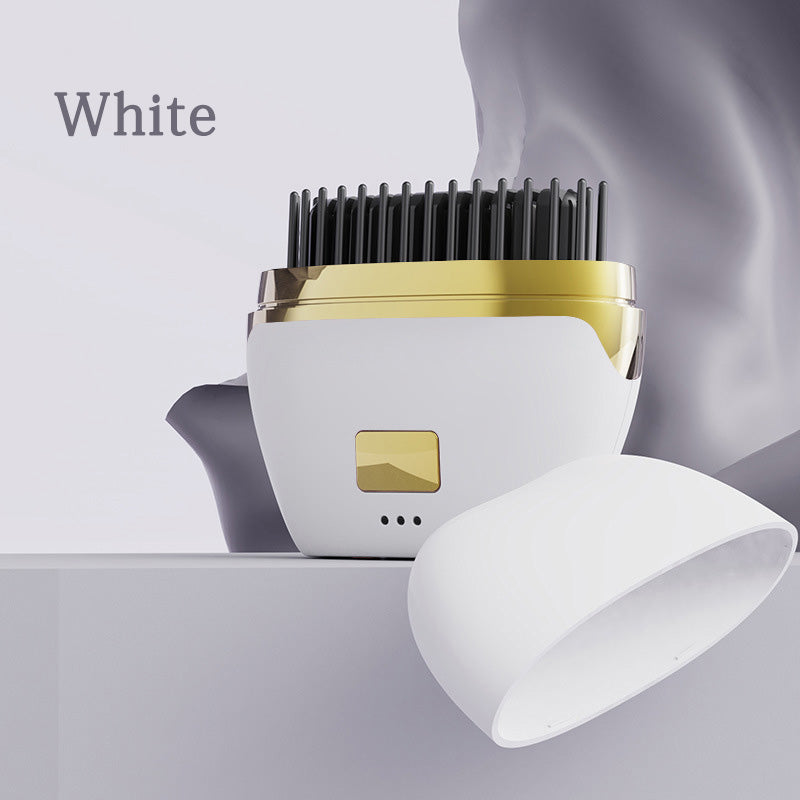 💇‍♀️Portable mini hair straightener brush with negative ions