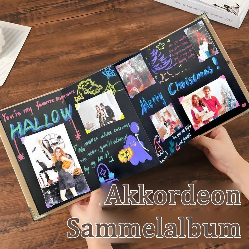 ✨The memory keeper: 230 cm foldable scrapbook album 📚