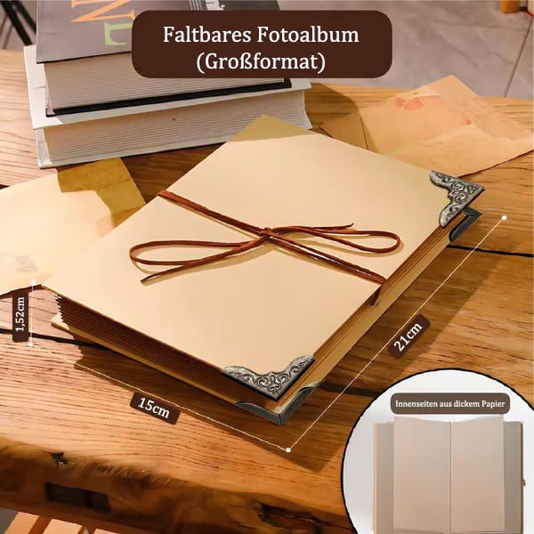 ✨The memory keeper: 230 cm foldable scrapbook album 📚