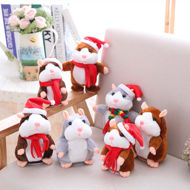 🐹 Talking hamster plush toy – repeats everything you say and shakes its head 🎁