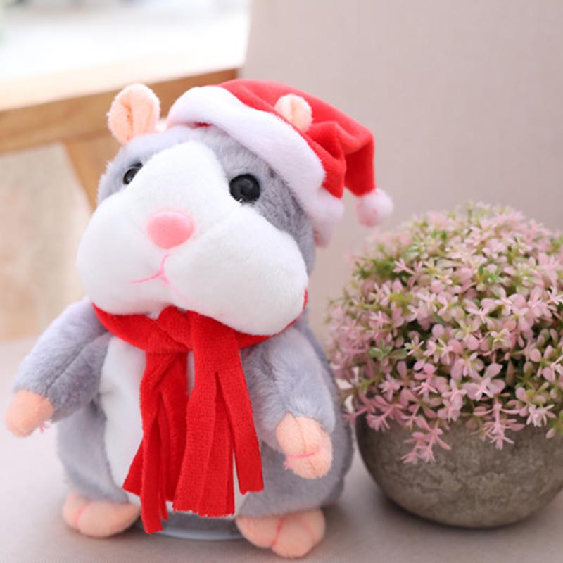 🐹 Talking hamster plush toy – repeats everything you say and shakes its head 🎁