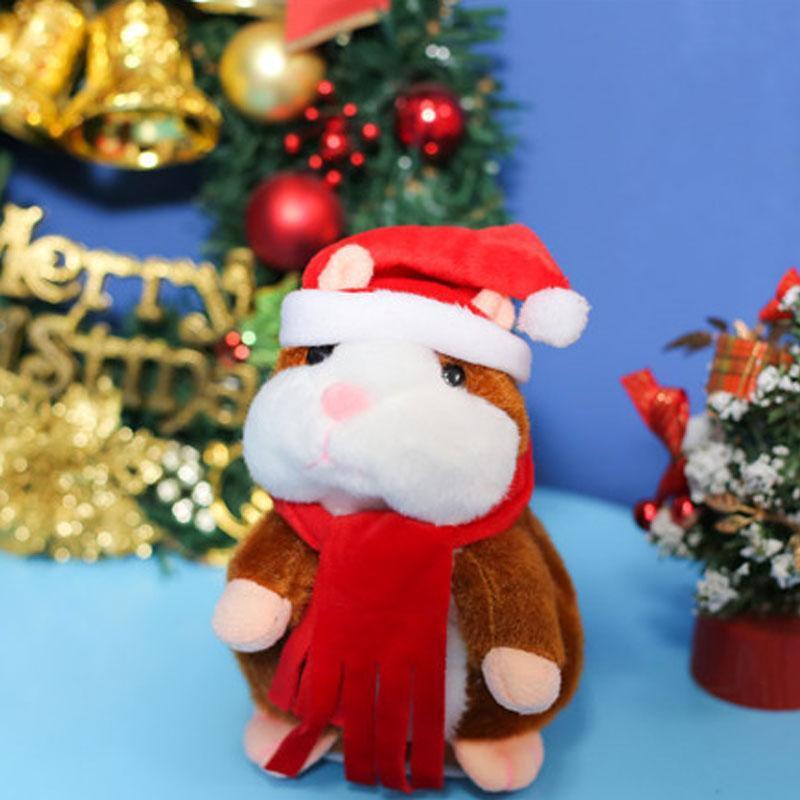 🐹 Talking hamster plush toy – repeats everything you say and shakes its head 🎁