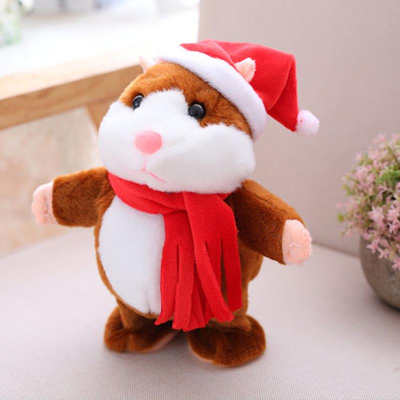 🐹 Talking hamster plush toy – repeats everything you say and shakes its head 🎁