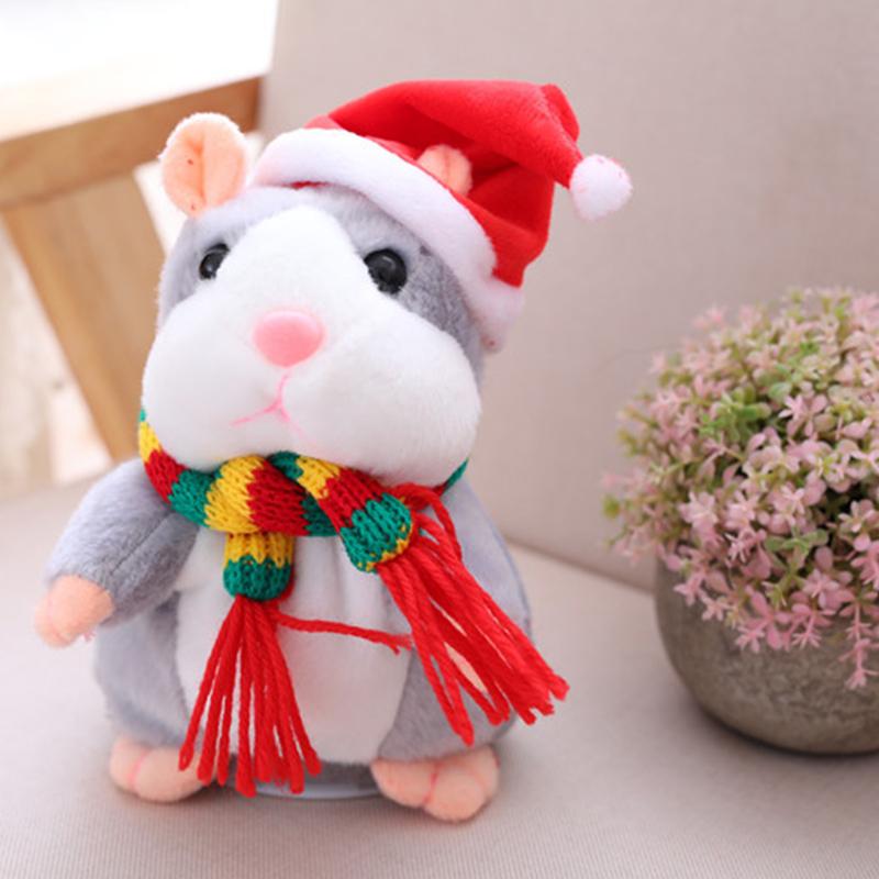 🐹 Talking hamster plush toy – repeats everything you say and shakes its head 🎁