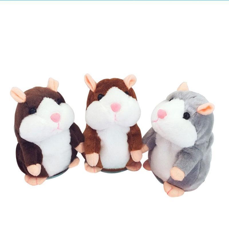 🐹 Talking hamster plush toy – repeats everything you say and shakes its head 🎁