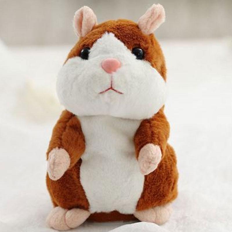 🐹 Talking hamster plush toy – repeats everything you say and shakes its head 🎁