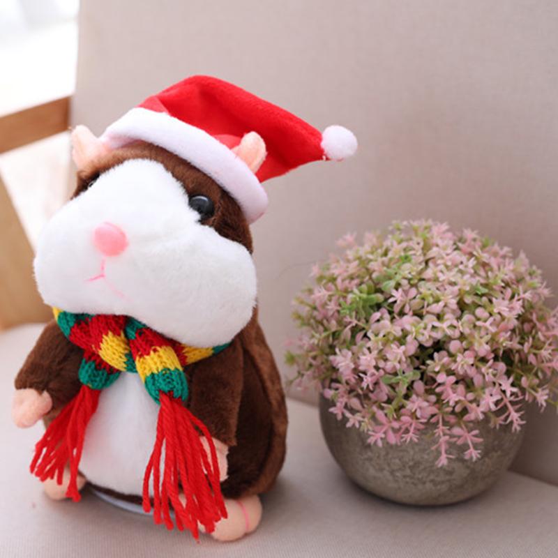 🐹 Talking hamster plush toy – repeats everything you say and shakes its head 🎁