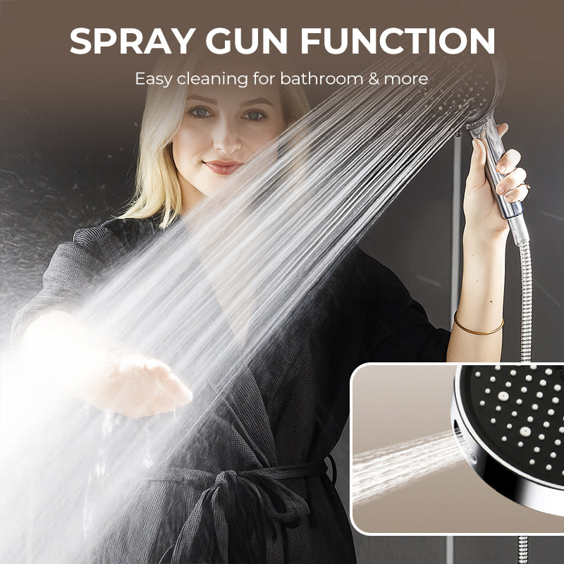 High pressure adjustable rain jet nozzle
