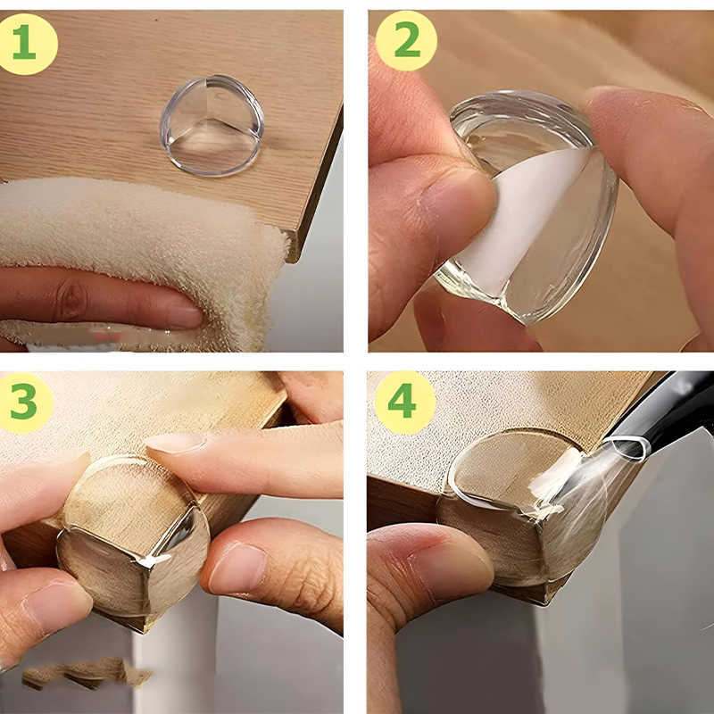 💐【Limited offer】Transparent corner protectors for children - shockproof and almost invisible 🛡️👶
