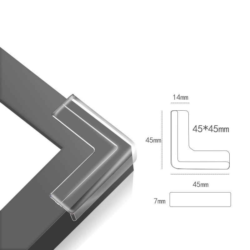 💐【Limited offer】Transparent corner protectors for children - shockproof and almost invisible 🛡️👶