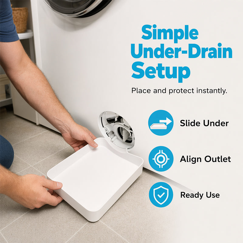 🔥LAST DAY – 50% OFF🔥Universal drip tray for front loading washing machines