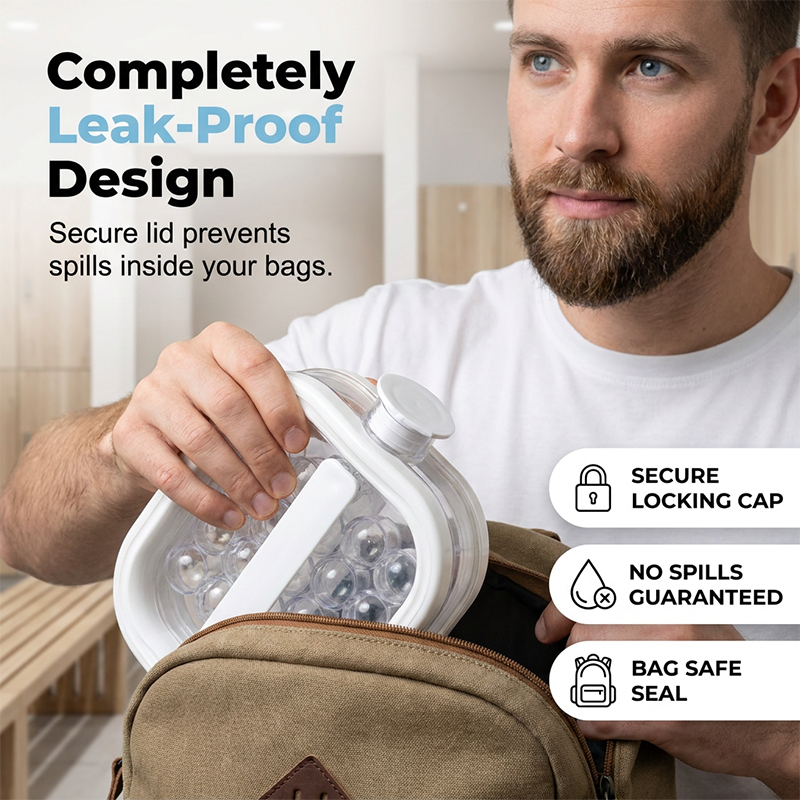 Portable silicone ice cube kettle for spherical ice cubes