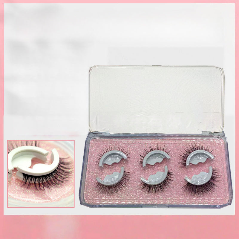 📢 55% Off – Reusable, Glue-Free Self-Adhesive False Eyelashes, Apply in 3 Seconds, Natural Curl, Set of 3 Pairs