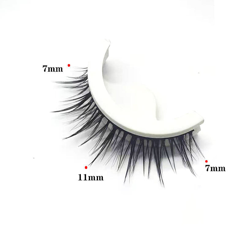 📢 55% Off – Reusable, Glue-Free Self-Adhesive False Eyelashes, Apply in 3 Seconds, Natural Curl, Set of 3 Pairs