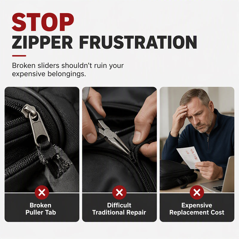 🥳HOT SALE🥳💞10K+ SOLD! Zipper Pull – From £8.99! Snap-on, no tools & durable alloy. Fix zippers fast – grab yours! ✅