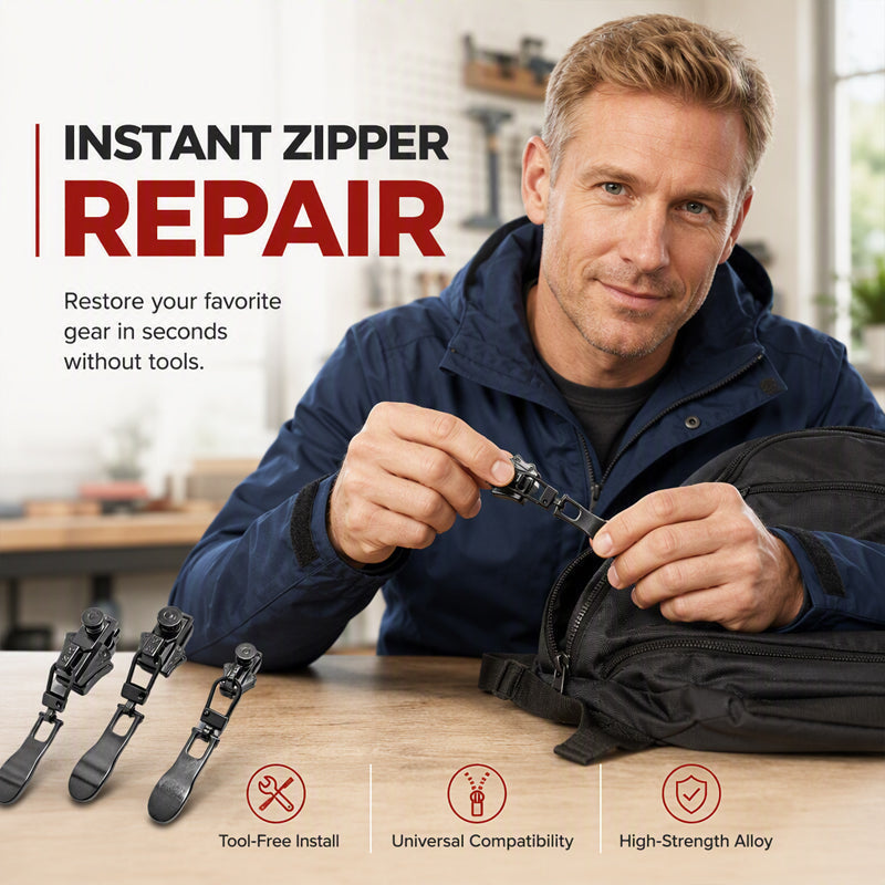 🥳HOT SALE🥳💞10K+ SOLD! Zipper Pull – From £8.99! Snap-on, no tools & durable alloy. Fix zippers fast – grab yours! ✅