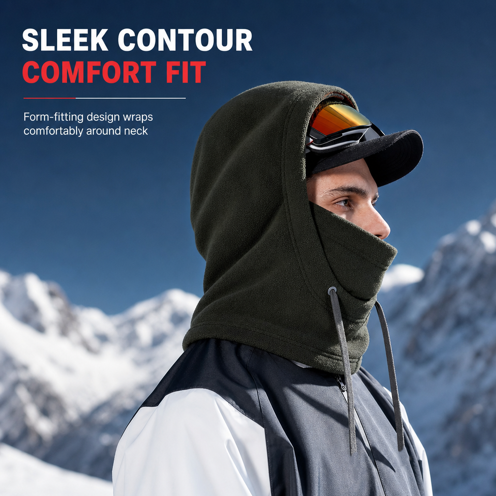 🧣3-in-1 winter warm hat: windproof and cold-resistant, protecting the neck, face, and ears