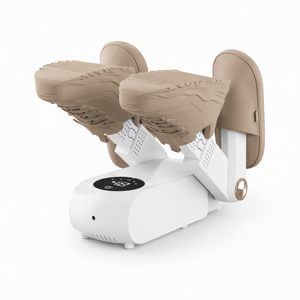 👟Foldable shoe dryer with smart timer and UV light